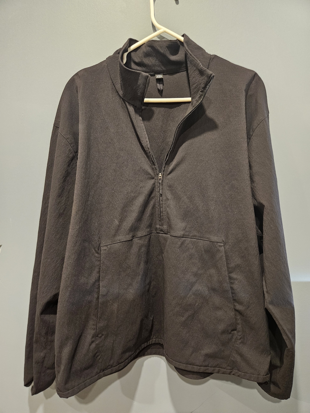 lululemon athletica Men's Lightweight Half-Zip Pullover Jacket - Black - Picture 1 of 5